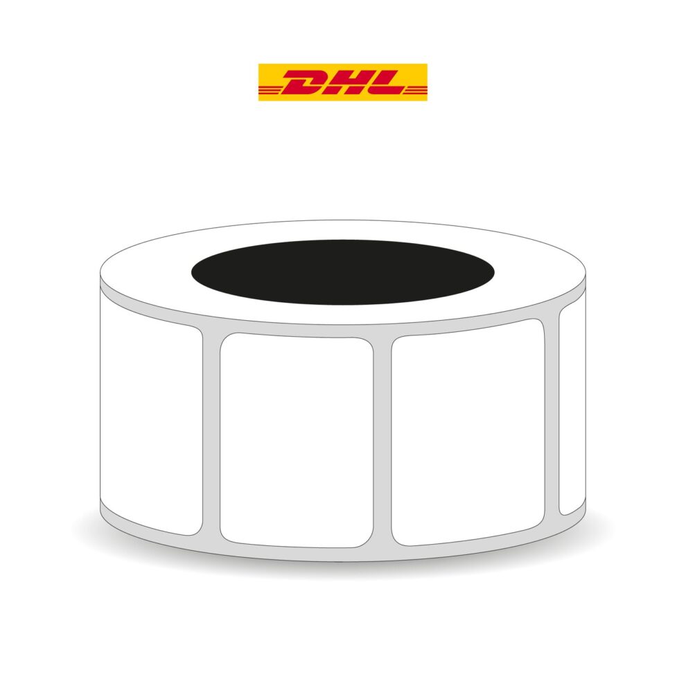 Postal labels 100x70 mm (DHL format) | 3 inch thermal | 500/roll